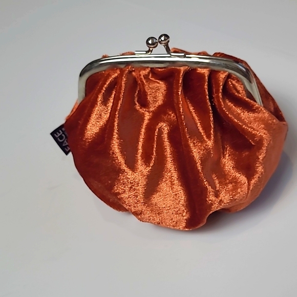 FACE STOCKHOLM Velvet Purse -  Orange - Picture 2 of 6